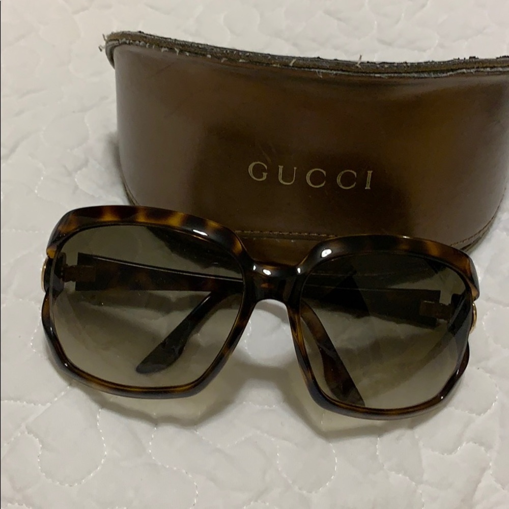 Gucci sunglasses brown